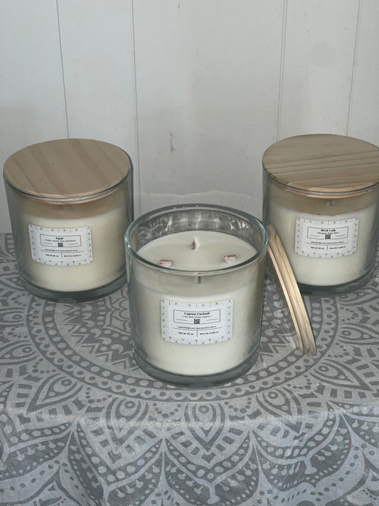 Large 4 wick candle